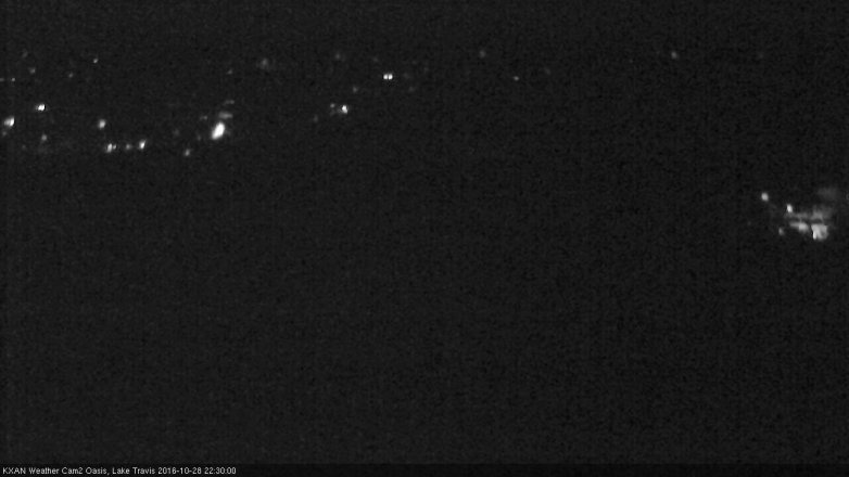 Lake Travis webcam, October 28, 2016 9:55 PM CT