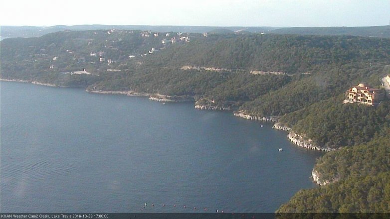 Lake Travis webcam, October 29, 2016 4:10 PM CT