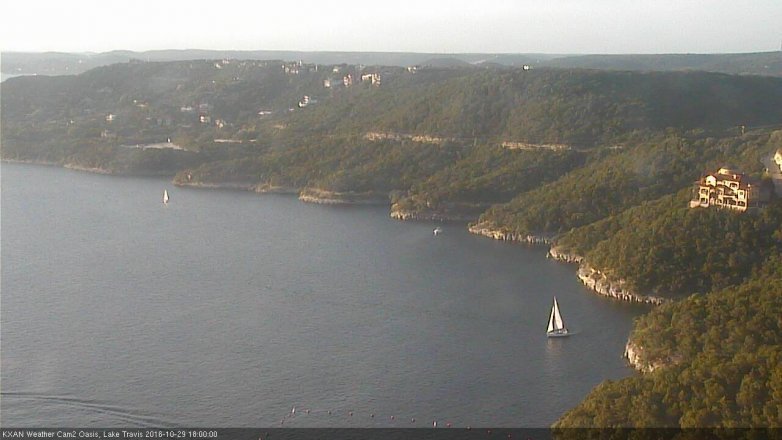Lake Travis webcam, October 29, 2016 5:05 PM CT