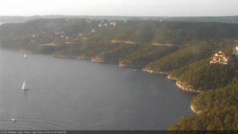 Lake Travis webcam, October 29, 2016 5:30 PM CT