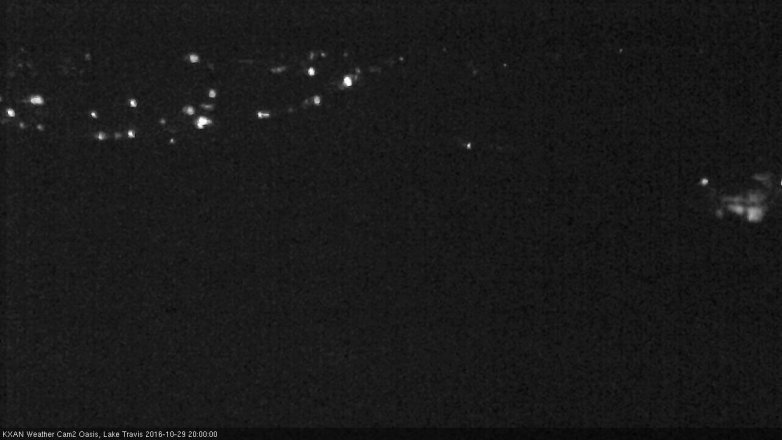 Lake Travis webcam, October 29, 2016 7:20 PM CT