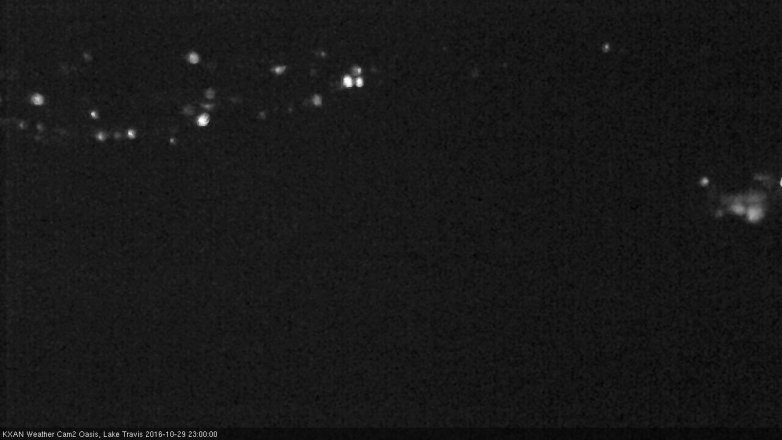 Lake Travis webcam, October 29, 2016 10:05 PM CT