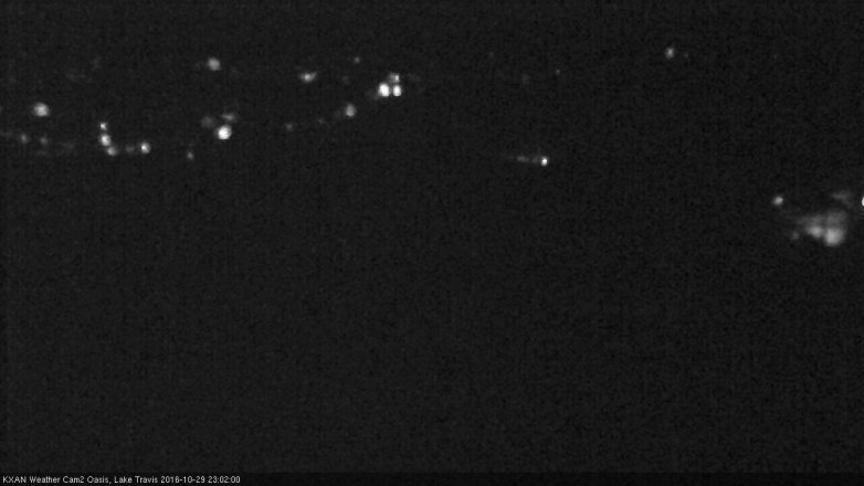 Lake Travis webcam, October 29, 2016 10:25 PM CT