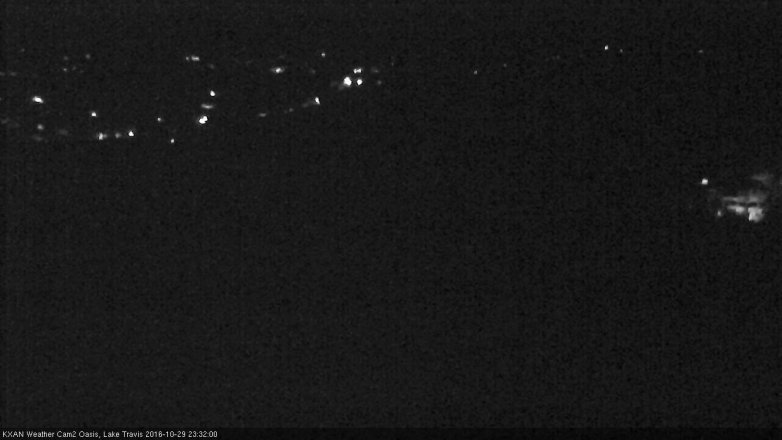 Lake Travis webcam, October 29, 2016 10:40 PM CT