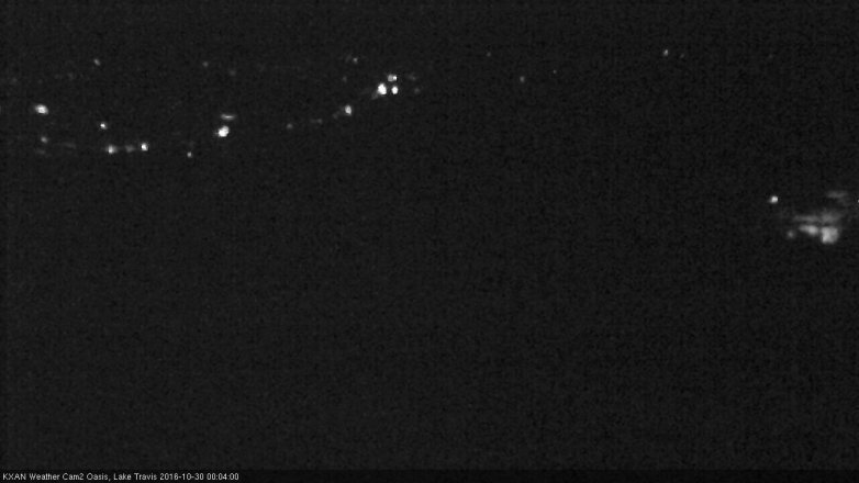 Lake Travis webcam, October 29, 2016 11:10 PM CT