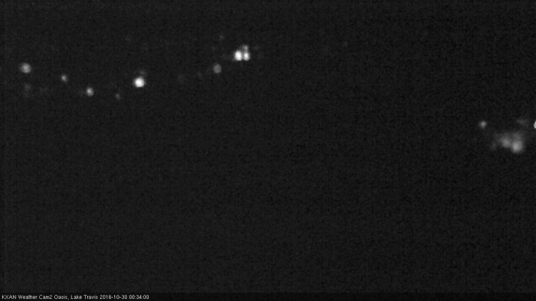 Lake Travis webcam, October 29, 2016 11:40 PM CT