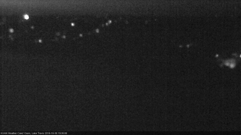 Lake Travis webcam, October 30, 2016 6:50 PM CT