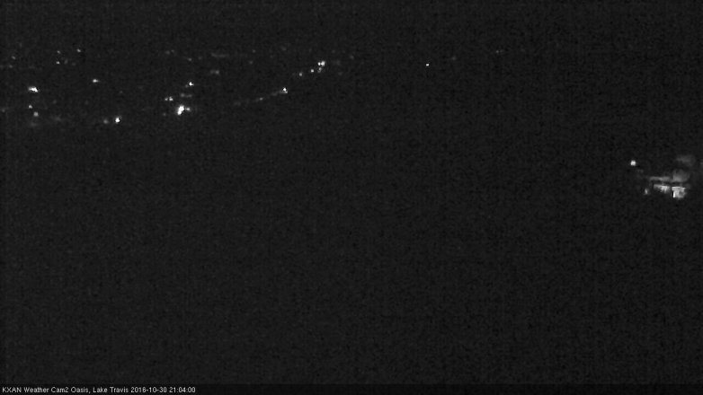 Lake Travis webcam, October 30, 2016 8:35 PM CT