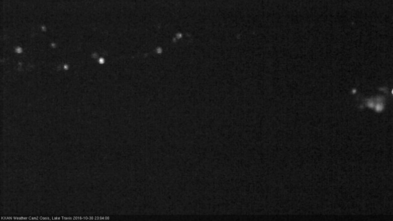 Lake Travis webcam, October 30, 2016 10:35 PM CT