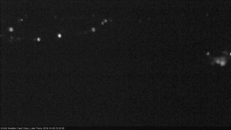 Lake Travis webcam, October 30, 2016 10:50 PM CT