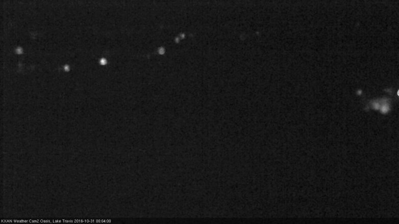Lake Travis webcam, October 30, 2016 11:15 PM CT
