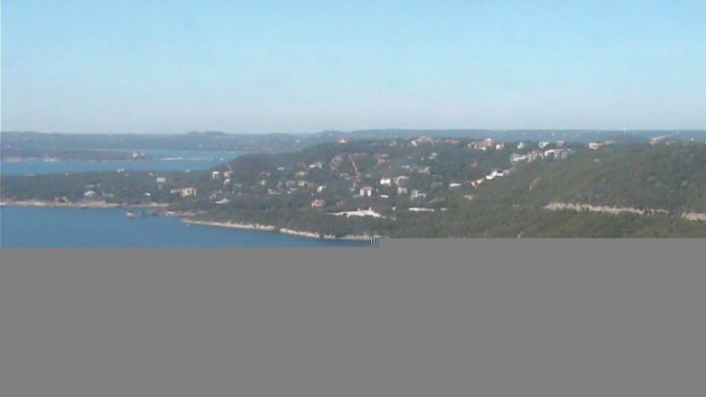 Lake Travis webcam, October 31, 2016 1:00 PM CT