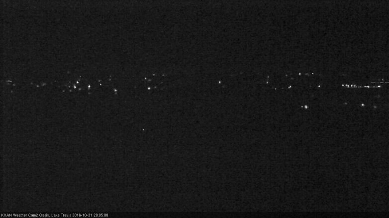 Lake Travis webcam, October 31, 2016 7:15 PM CT