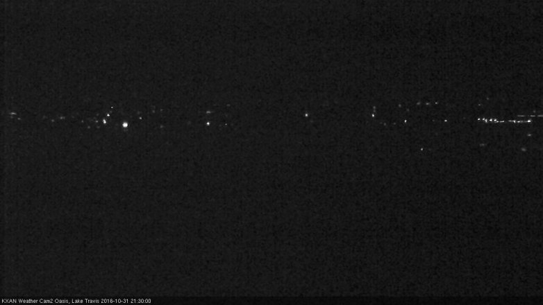 Lake Travis webcam, October 31, 2016 8:55 PM CT