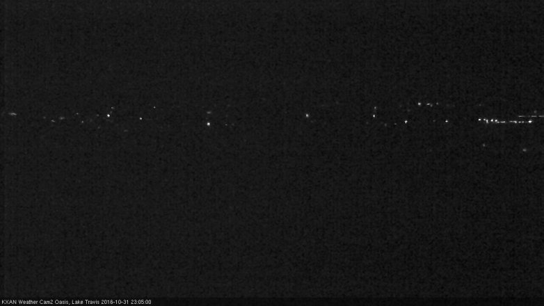 Lake Travis webcam, October 31, 2016 10:35 PM CT
