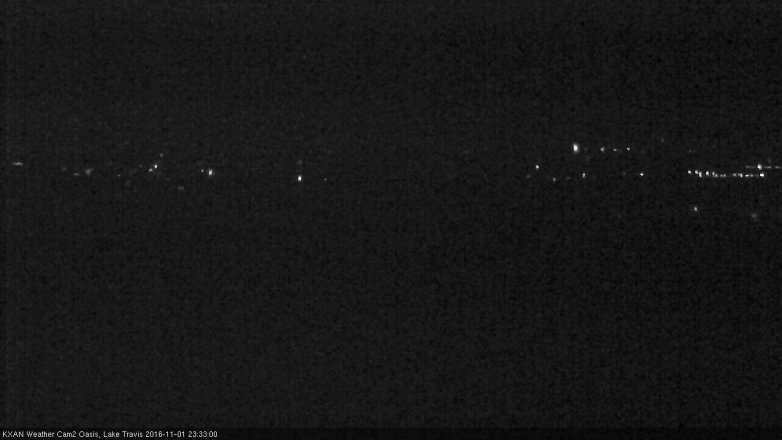 Lake Travis webcam, November 1, 2016 11:05 PM CT