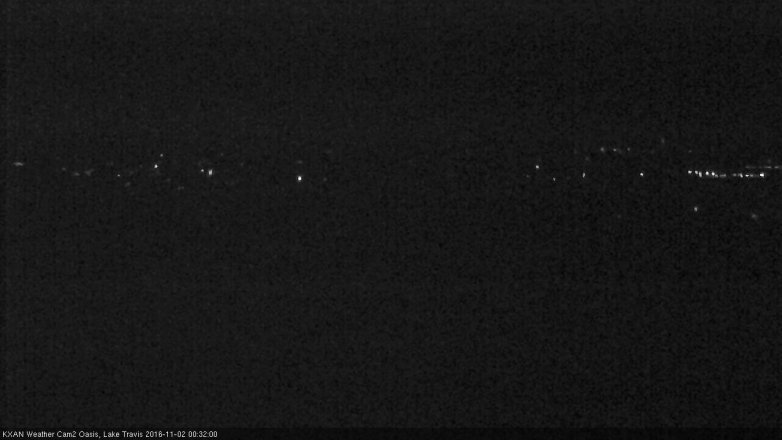 Lake Travis webcam, November 1, 2016 11:40 PM CT