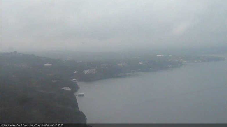Lake Travis webcam, November 2, 2016 9:40 AM CT