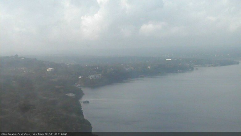 Lake Travis webcam, November 2, 2016 10:30 AM CT