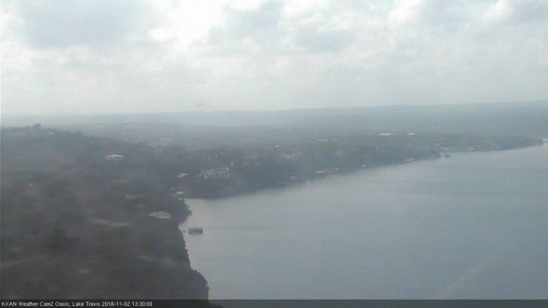 Lake Travis webcam, November 2, 2016 12:40 PM CT