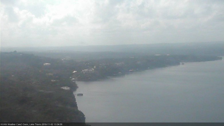 Lake Travis webcam, November 2, 2016 12:50 PM CT