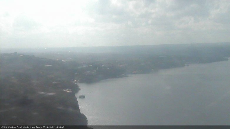 Lake Travis webcam, November 2, 2016 1:50 PM CT