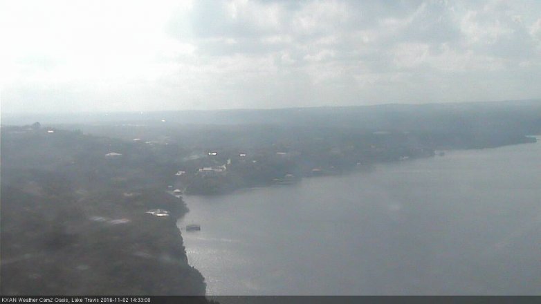 Lake Travis webcam, November 2, 2016 2:05 PM CT