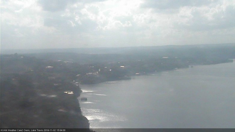 Lake Travis webcam, November 2, 2016 2:30 PM CT