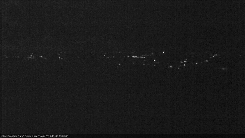 Lake Travis webcam, November 2, 2016 6:55 PM CT