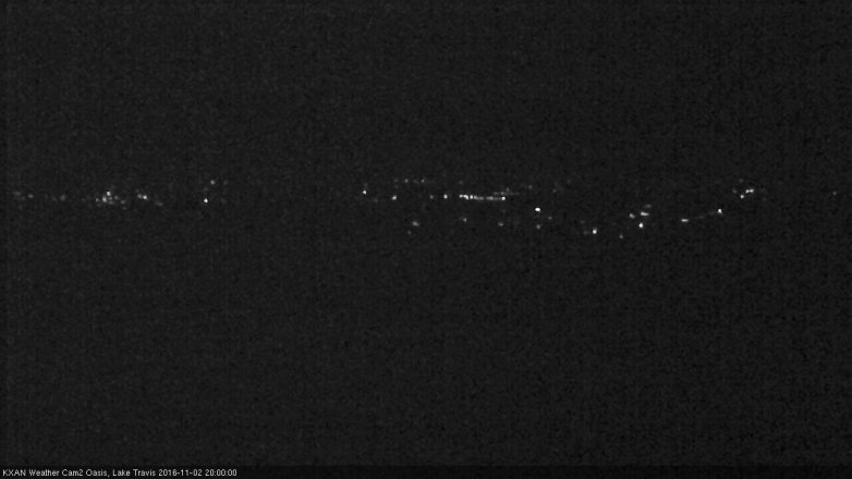 Lake Travis webcam, November 2, 2016 7:05 PM CT
