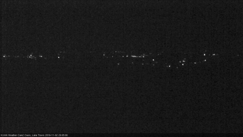 Lake Travis webcam, November 2, 2016 7:20 PM CT