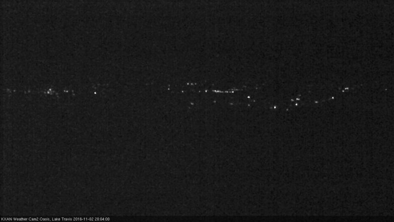 Lake Travis webcam, November 2, 2016 7:35 PM CT