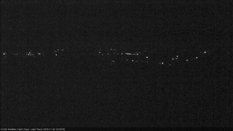 Lake Travis webcam, November 2, 2016 7:50 PM CT