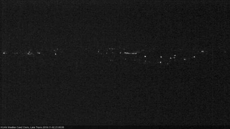 Lake Travis webcam, November 2, 2016 8:10 PM CT