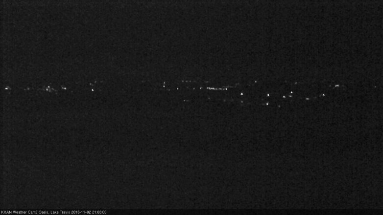 Lake Travis webcam, November 2, 2016 8:15 PM CT
