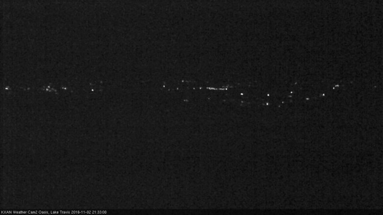 Lake Travis webcam, November 2, 2016 9:00 PM CT