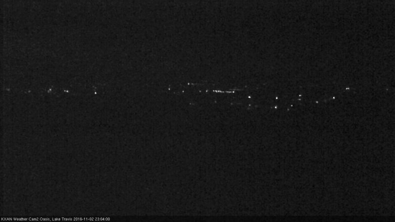 Lake Travis webcam, November 2, 2016 10:35 PM CT