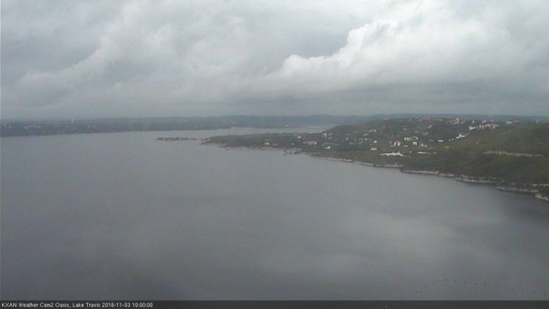 Lake Travis webcam, November 3, 2016 9:10 AM CT