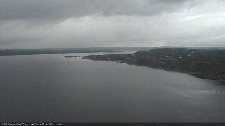 Lake Travis webcam, November 3, 2016 11:00 AM CT