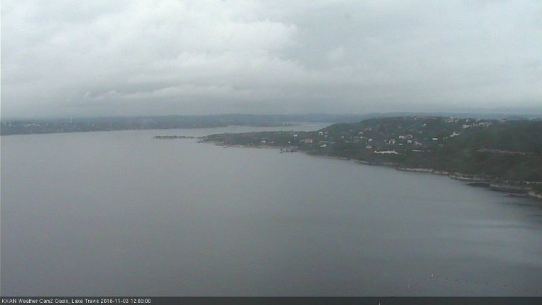 Lake Travis webcam, November 3, 2016 11:15 AM CT