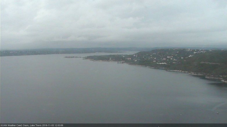 Lake Travis webcam, November 3, 2016 11:20 AM CT