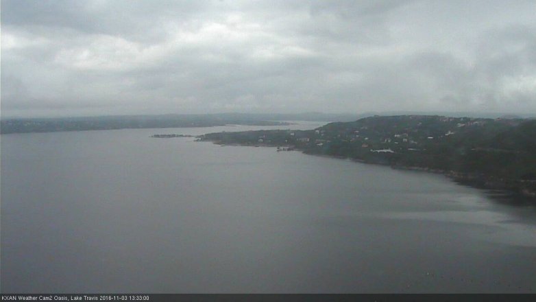 Lake Travis webcam, November 3, 2016 12:45 PM CT