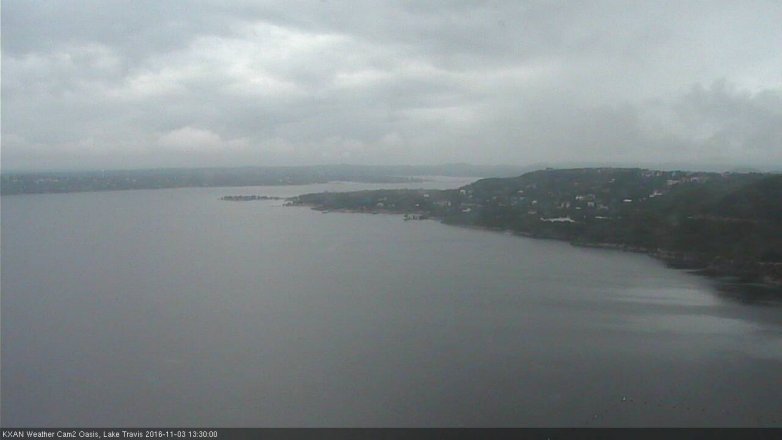 Lake Travis webcam, November 3, 2016 12:55 PM CT