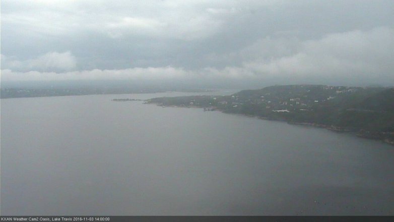 Lake Travis webcam, November 3, 2016 1:05 PM CT