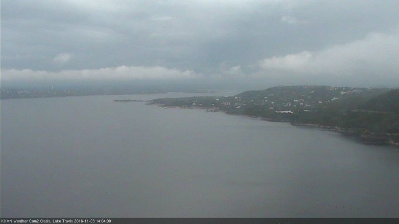 Lake Travis webcam, November 3, 2016 1:20 PM CT