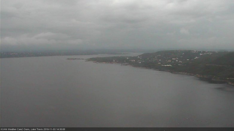 Lake Travis webcam, November 3, 2016 1:55 PM CT