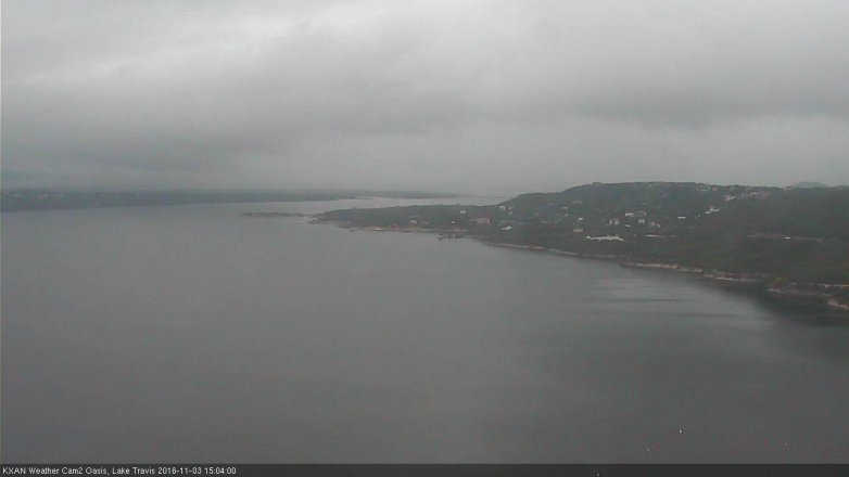 Lake Travis webcam, November 3, 2016 2:25 PM CT