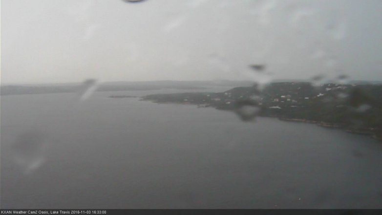 Lake Travis webcam, November 3, 2016 3:40 PM CT