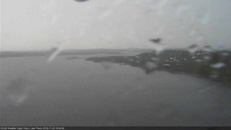 Lake Travis webcam, November 3, 2016 3:55 PM CT