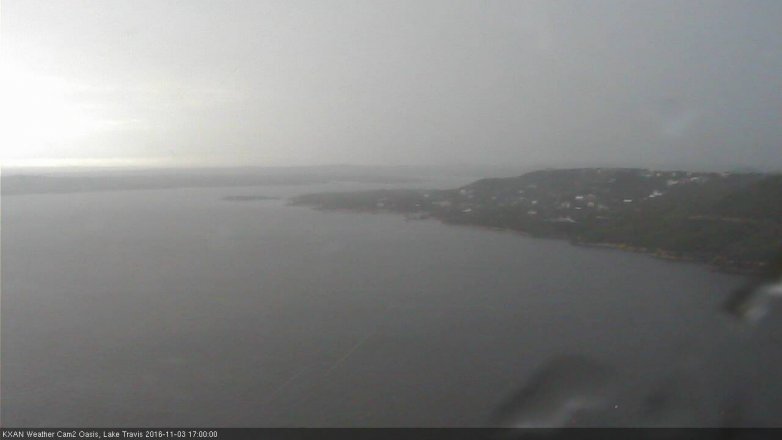 Lake Travis webcam, November 3, 2016 4:20 PM CT